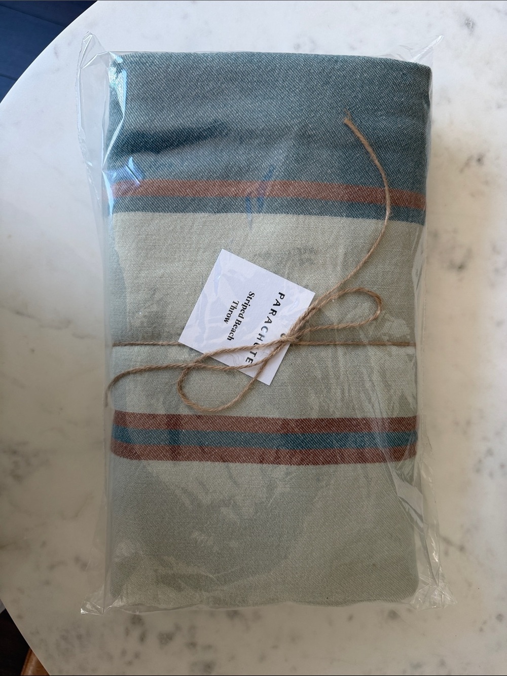 NWT Parachute Striped Beach Throw